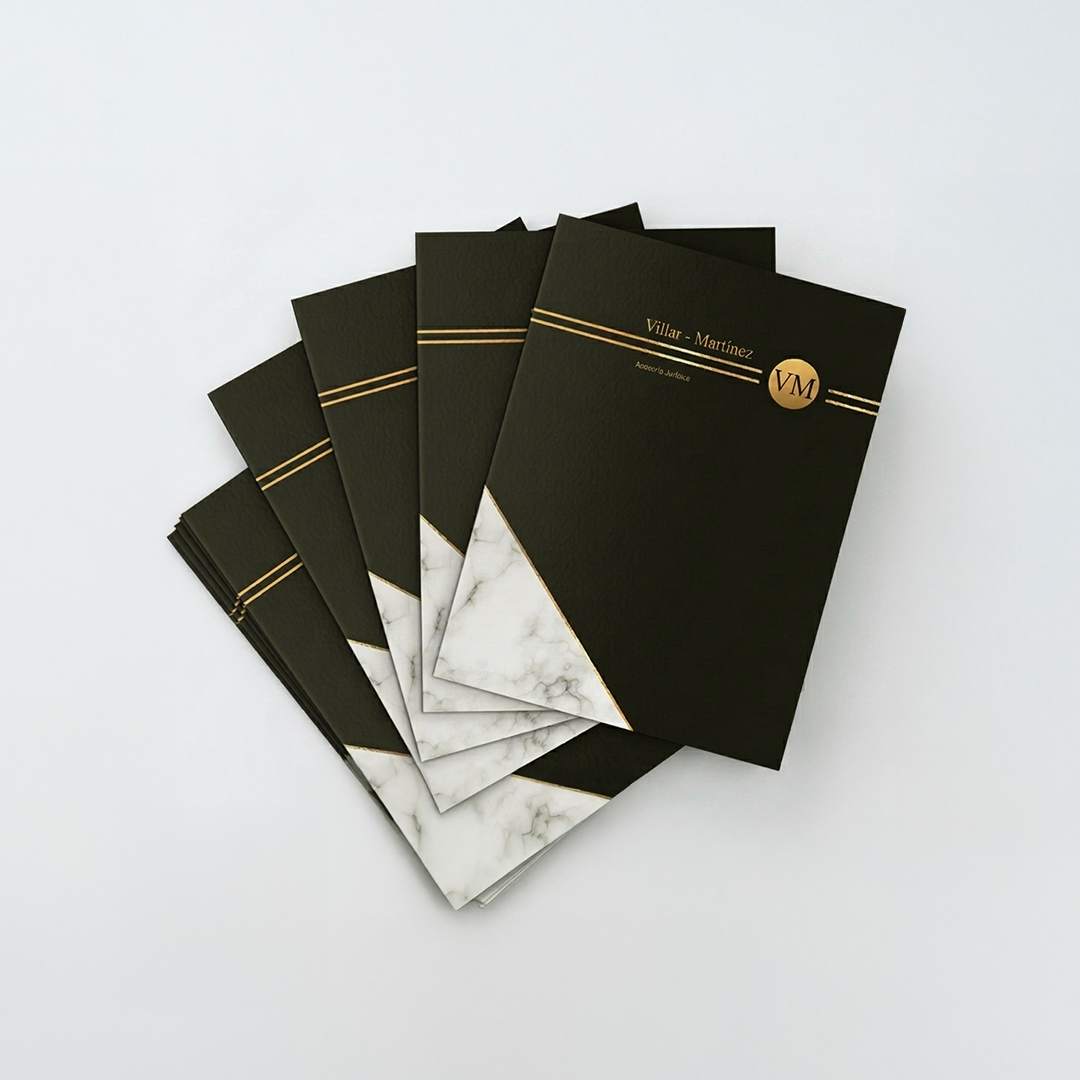 Carpetas A-4 Laminadas mate profesionales