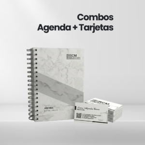 Combo Agenda + Tarjetas