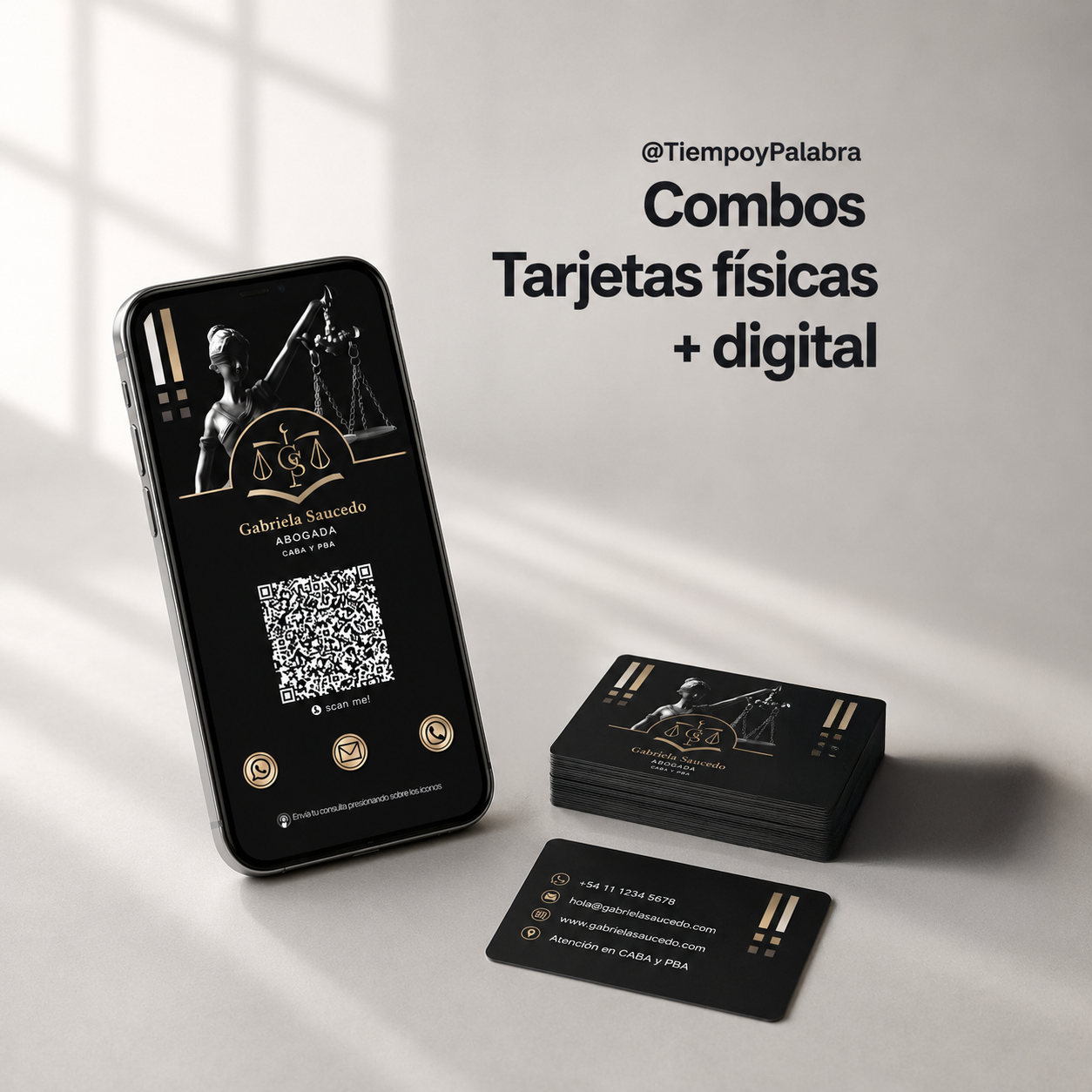 Combo Tarjeta + digital Pdf